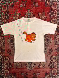 Image 1 of 1980s Hand Drawn Garfield Sz M 