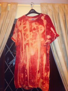 Image of Cardinal Red Acid Washed T-shirt