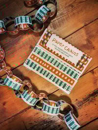 Image 1 of Green and Red Riso Paper Chains!