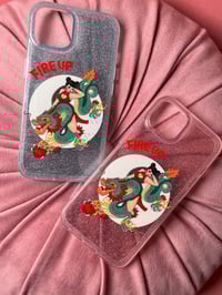Image 1 of Fire up Your Love Glitter IPhone Case