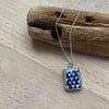 Porcelain & silver necklace 1