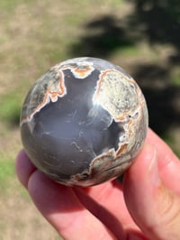 Image 6 of Volcano Agate Sphere #2832