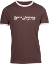 Powerpuff Ringer Tee - Brown/Bone