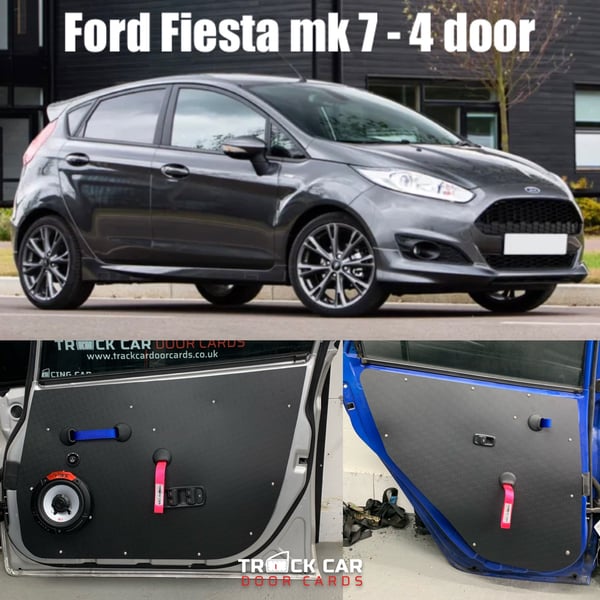 Image of Fiesta Mk 7 - 4 Door Track Car Door Cards