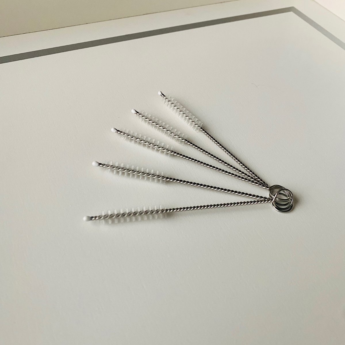 Image of Crystal & Stone Hand Pipe Cleaning Brushes