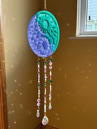 Image 1 of Sun & Moon Ying Yang Sun Catcher
