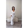 White Crochet Dress 