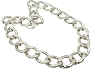 Image of LINK NECKLACE SILVER (28)