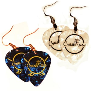 Image of CrashFuse Logo Earrings 