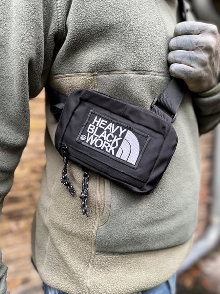Image of Heavy Blackwork Pocket Bag 