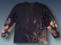 Image 2 of NR ART APPAREL “SPIDER” BLEACH PAINTED LONG SLEEVE T-SHIRT XL