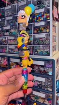 Image 2 of Custom Stacked Characters Bling Pens