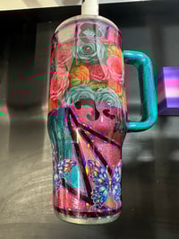 40oz butterfly rose cheetah