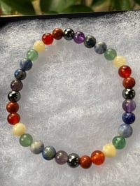 Image 2 of Chakra 6mm bracelet 