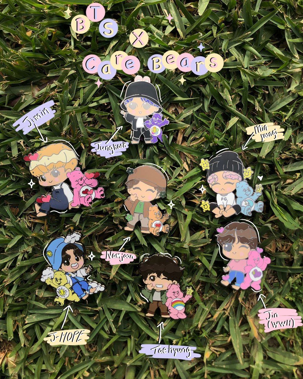 BTS X carebears
