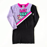 Image 2 of That Girl Lay Lay & Wonder Nation "Love Yourself Sweat & Sweatshirt Dress Bundle