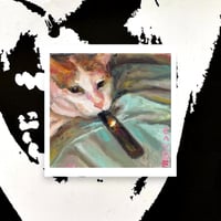 Cat Juuling Poster Print