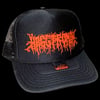 Haggtronix logo black/camo/gold trucker hat OTTO Cap