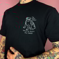 Image 2 of "JUST MY FACE" T-SHIRT