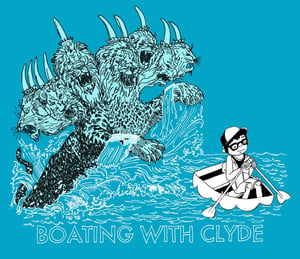Image of Boating with Clyde Season One T-Shirt - BRIGHT BLUE