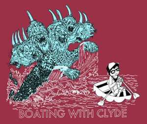 Image of Boating with Clyde Season One T-Shirt - RED