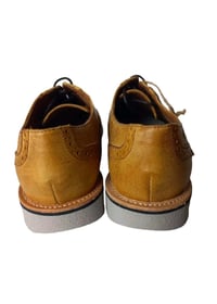 Image 11 of Mens Clarks Brogues Shoes Dip Dye Cognac Leather UK Size 7 G Unworn in Box