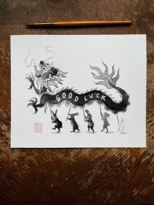 Image of Lucky Dragon Print