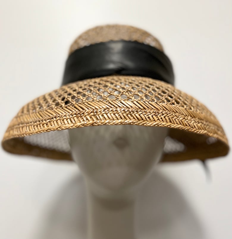 Image of Dior brim straw hat