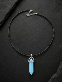 Image 3 of Opalite Point Pendant Necklace 