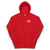Image 11 of HOT GIRLS HAVE HEART HOODIE - HOT PINK