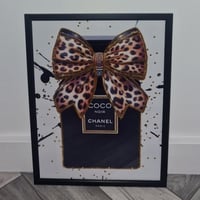 Image 3 of LEOPARD BOW PRINT