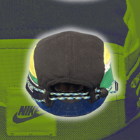 Image 3 of Neon/Green NIKE 5 panel hat (2/2),