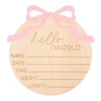 Image 3 of Baby Birth Announcement Sign