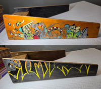 Image 3 of Recycled Skateboard Seat Legs