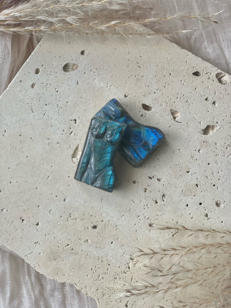 Image of Labradorite sml Female Figure Carvings  *intuitively selected*