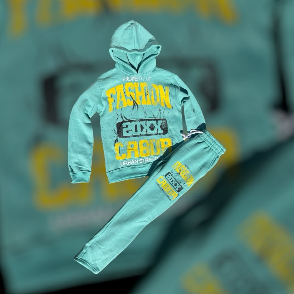 Image of 20XX Fashion Cr8or Jogging Suit (Mint Blue)