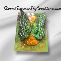 Image 3 of Green and Gold Book Prayer Box