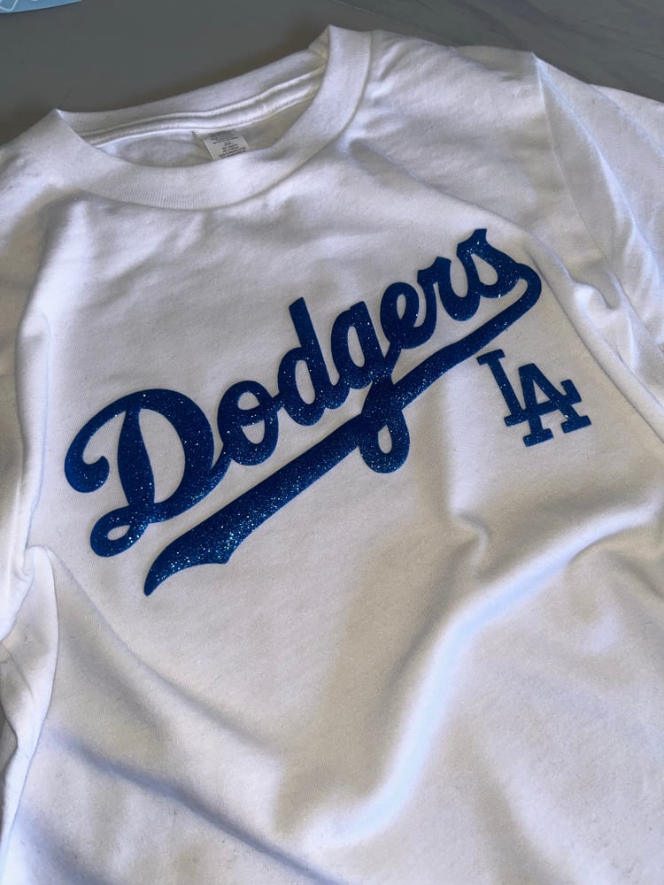 Image of Glitter Blue T Shirt