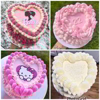 Image 2 of Vintage Heart Cake