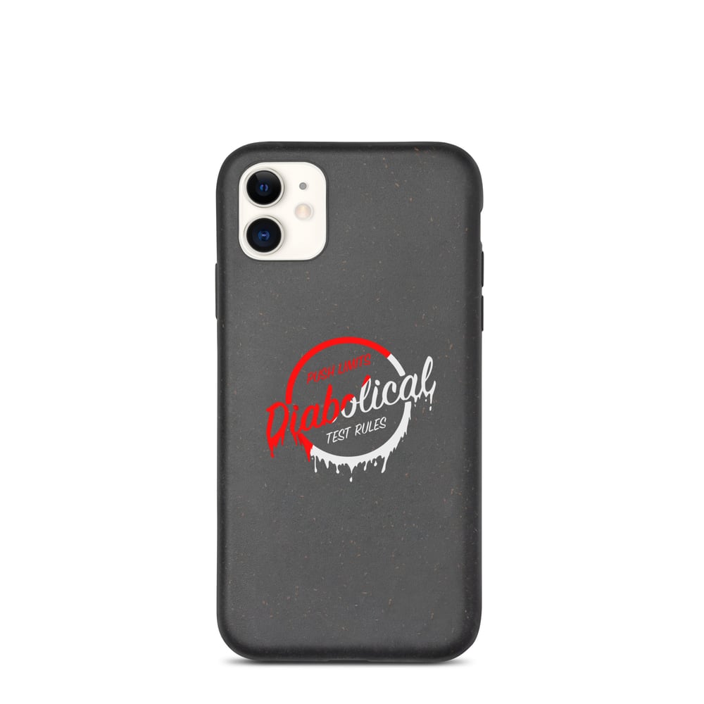 Diabolical "Drip" logo Biodegradable phone case