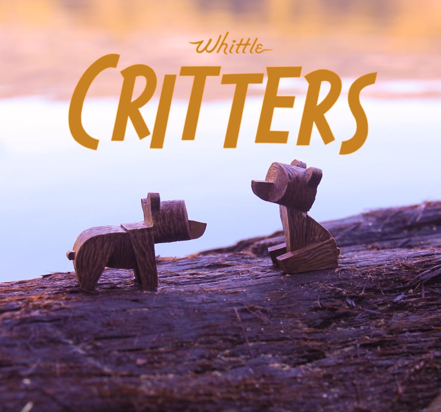 Image of NEW Whittle Critters - Bear Cubs Set 1