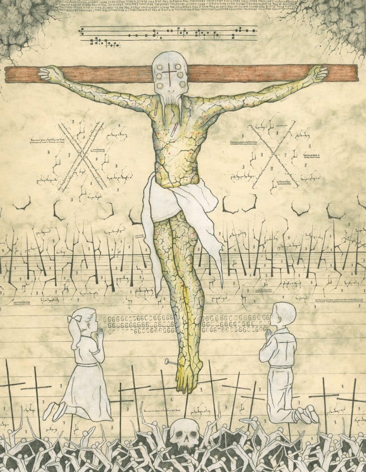 Image of Crucifixion Study / Free Shipping