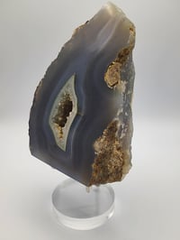 Image 3 of 1.78lb Agate Druzy Rough Edge Natural Crystal 