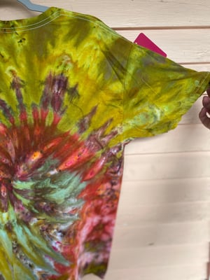 Image of LARGE Live Fast Eat Trash Tie Dye Shirt 2