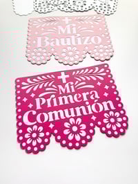 Image 2 of Papel Picado- Communion/Baptism Collection
