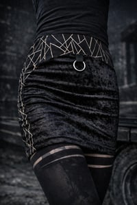 Image 3 of KILA skirt, golden abstract 