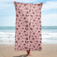 Image 1 of Occult Beach 30x60 Pink Towel