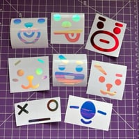 Image 1 of BT21 Face Decals