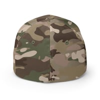 Image 4 of MAGA - Gold/White and Camo -Structured Twill Cap from PatriotsCo.com