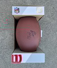 Darien Porter Autographed Wilson Mini NFL BRONZE SERIES Football 
